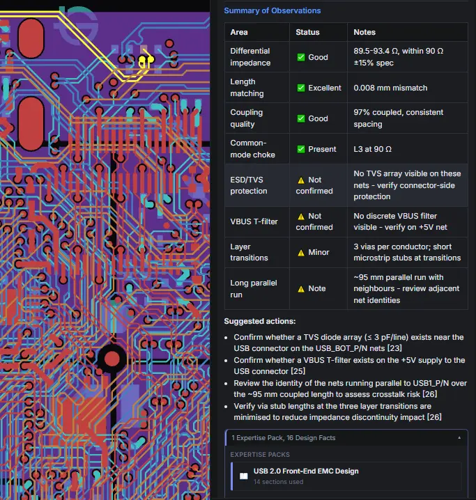 Answers grounded in your circuit, not generic advice.