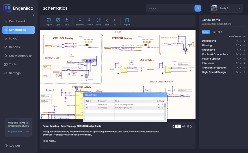 Engentica Product Interface
